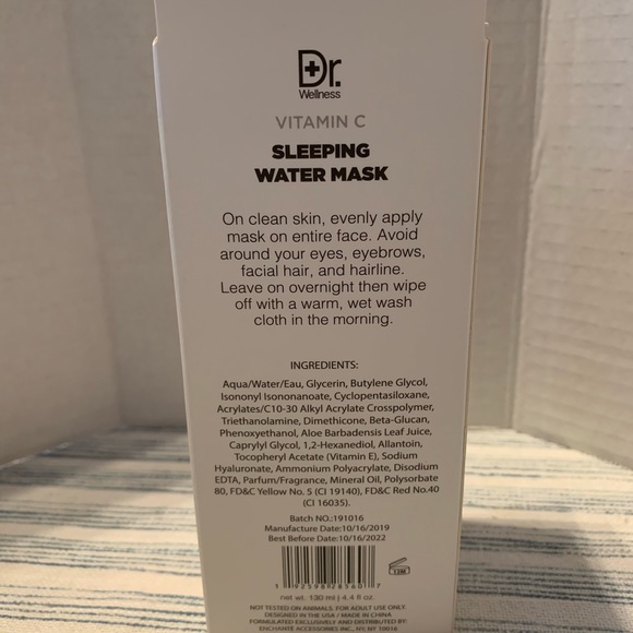 NEW Dr. Wellness Vitamin C Sleeping Water Mask - Picture 3 of 4